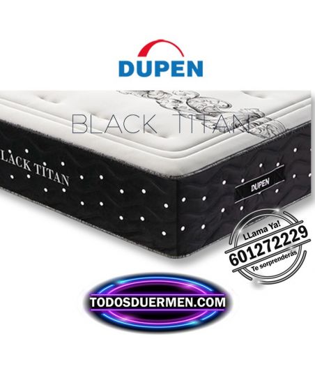 Colchón Black Titan Micro Muelles El Mejor Colchón Dupen TodosDuermen.com