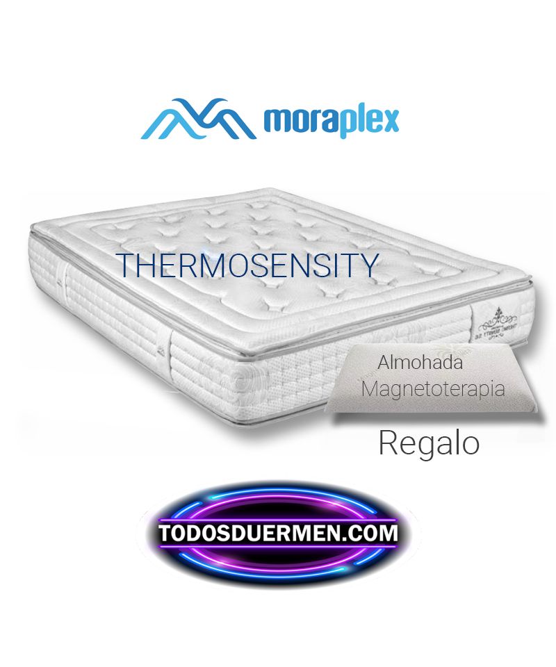 Colchón Viscoelástico Transpiral Titanium Thermosensity S6 Premium Con Almohada Moraplex TodosDuermen.com