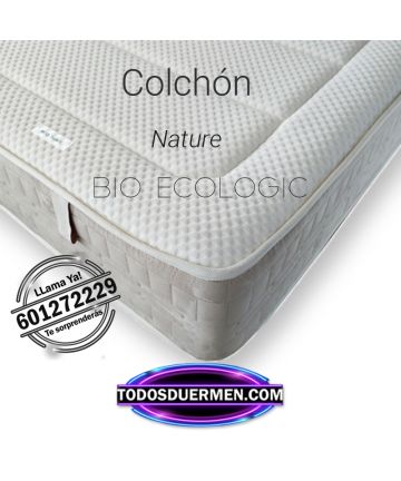 Colchón Bio Ecologic Con Canapé Abatible Transpirable Ecológico
