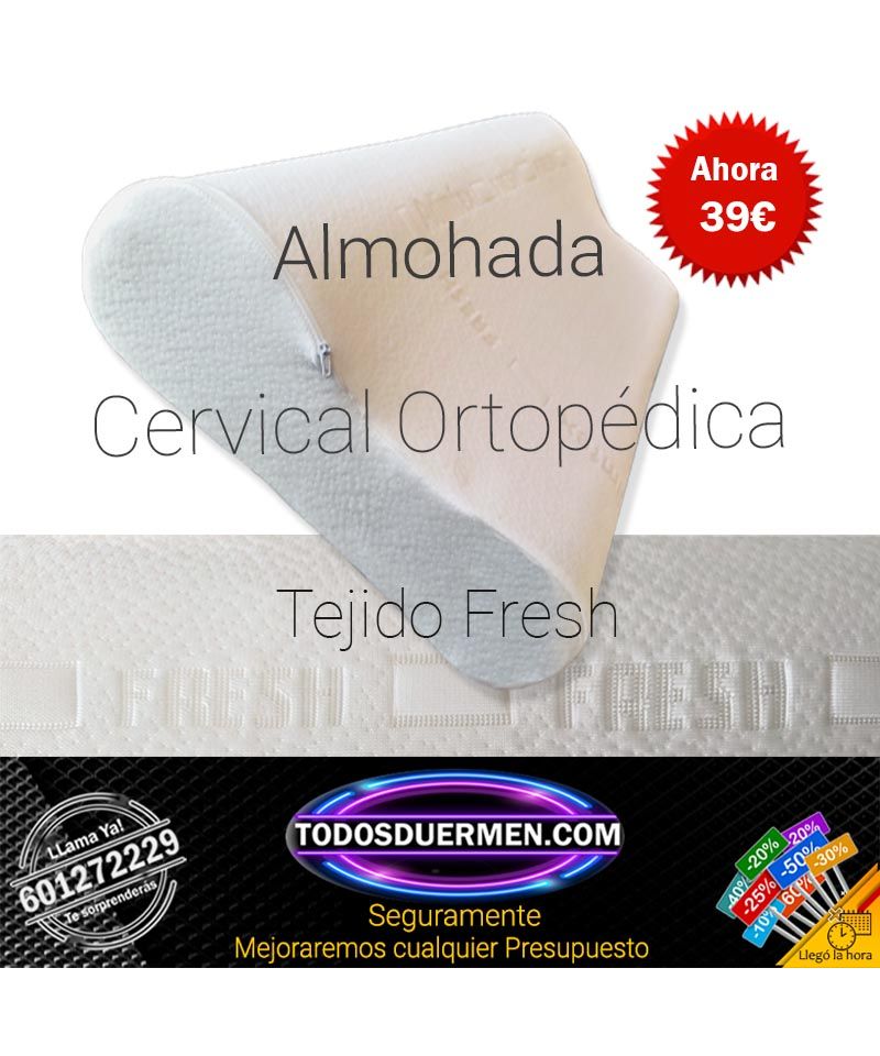 Almohada Cervical Ortopédica Tejido Fresh TodosDuemen.com-Inici-Todos Duermen