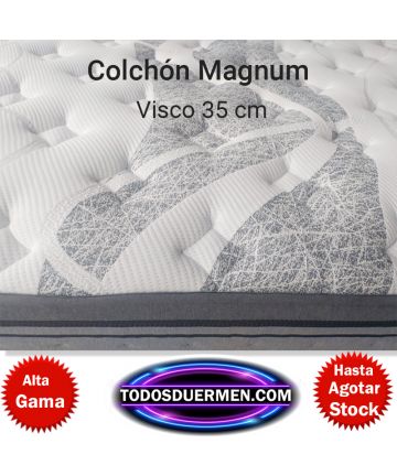Comprar Colchón Viscoelástico Magnum De Gama Alta en Oferta de 35 cm Altura TodosDuermen.com