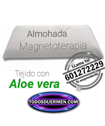 https://todosduermen.com/es/Almohada Viscoelástica Magnetoterapia Aloe vera
