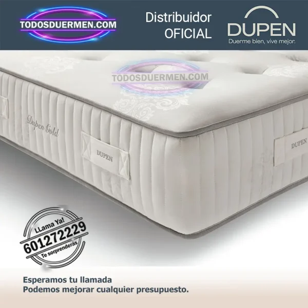 Colchones muelles ensacados Dupen Gold 33 cm - Magnífico - Imagen 4