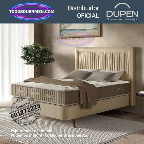 Colchón de Muelles Ensacados Dupen Lumbar Tech - Todosduermen.com