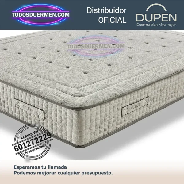 Colchón de Muelles Ensacados Dupen X-Firm - Todosduermen.com