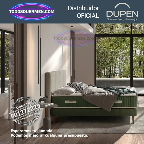 Colchones de Muelles Ensacados Natural Green Dupen 31 cm - Serenidad - Imagen 3