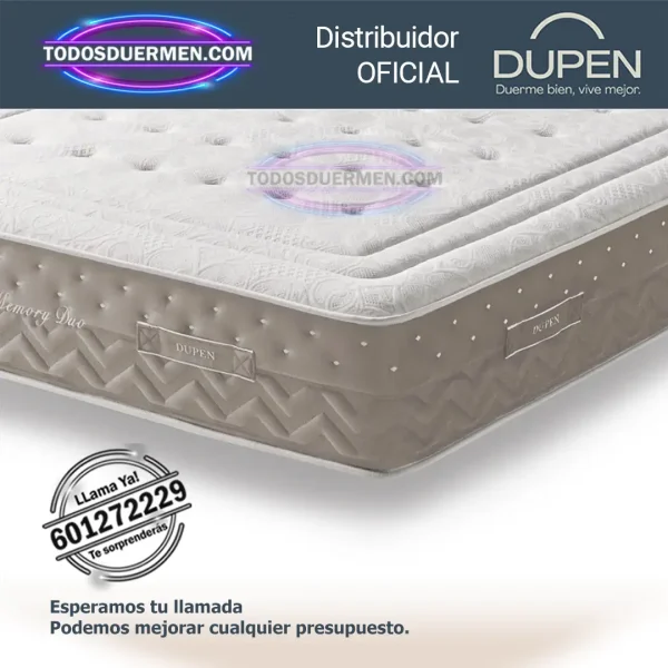 Colchones Viscoelasticos Memory Duo Dupen 32 cm - Irresistible - Imagen 4