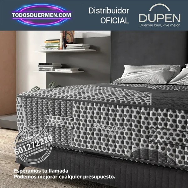 Colchón de Muelles Ensacados Dupen Black Box – Black Edition - Todosduermen.com
