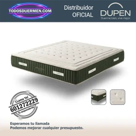 Colchones de Muelles Ensacados Natural Green Dupen 31 cm con regalo de Almohada Monic