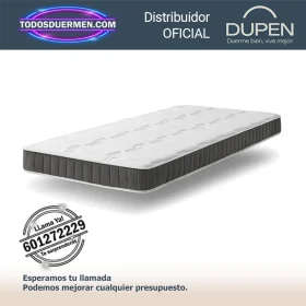 Colchón de viscoelástica y muelles ensacados Dupen Pixie