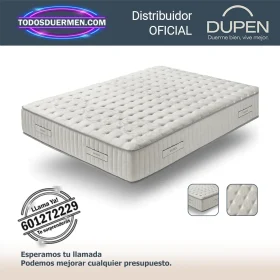 Colchones de Muelles Ensacados Sahara Dupen 26 cm con firmeza alta y diseño transpirable. Con almohada Monic de regalo