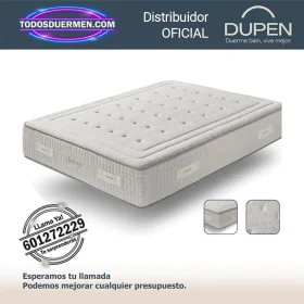 colchones de muelles ensacados sydney dupen 35 cm con almohada carbono dupen