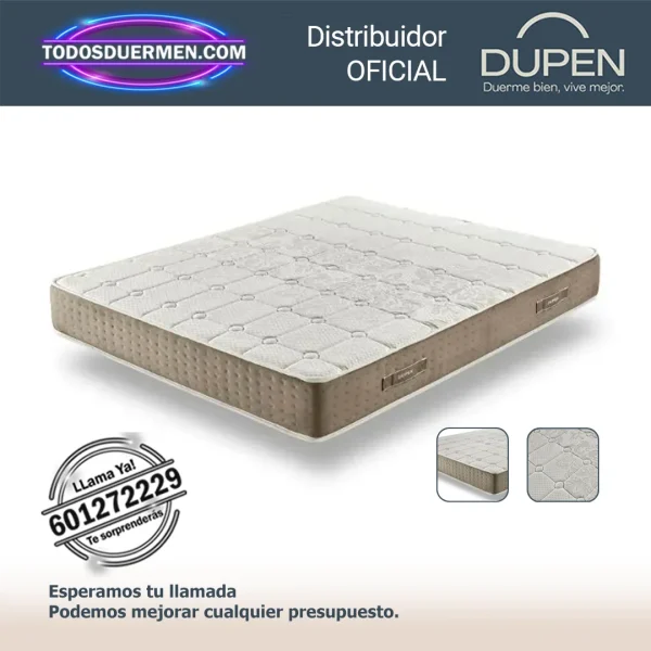 Colchones de muelles ensacados Verso Dupen 29 cm con almohada de regalo