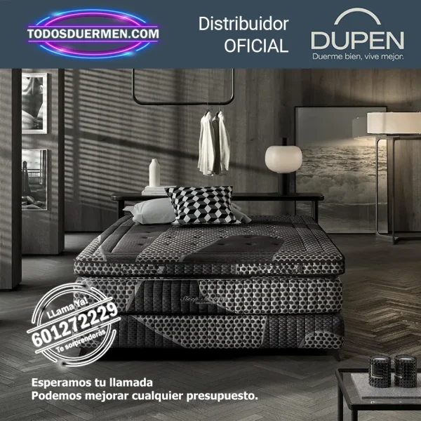 Colchones de Muelles Ensacados Dupen Sleep Box + Topper Sleep Pocket + Sleep Base - Imagen 3