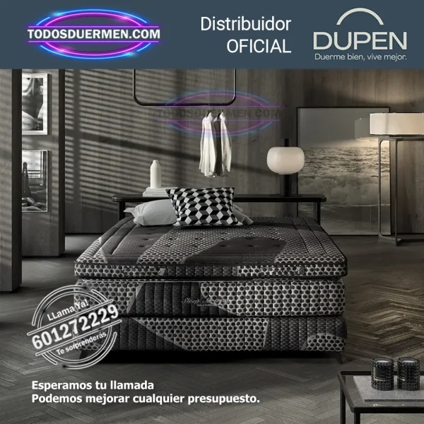 Canapé Fijo Dupen Sleep Base - Black Edition – Pack Serenity - Todosduermen.com