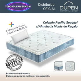 Colchones de muelles ensacados Pacific Seaqual Dupen 30 cm con almohada Monic de regalo