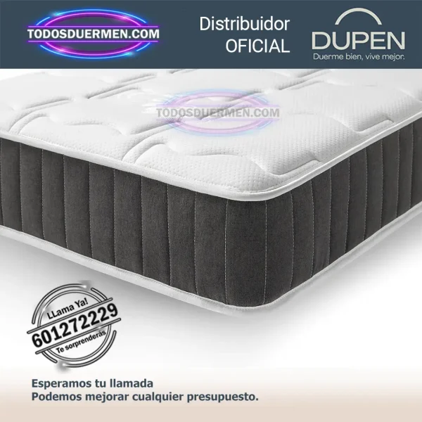 Colchón de Muelles Ensacados Dupen Joy - Todosduermen.com