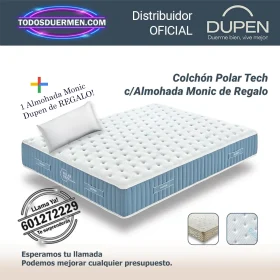 Colchones de Muelles Ensacados Polar Tech Dupen 31 cm con Almohada Monic dupen de regalo