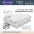 Colchones de muelles ensacados Versalles Dupen 32 cm, doble cara, con visco carbono y regalo de almohada Monic