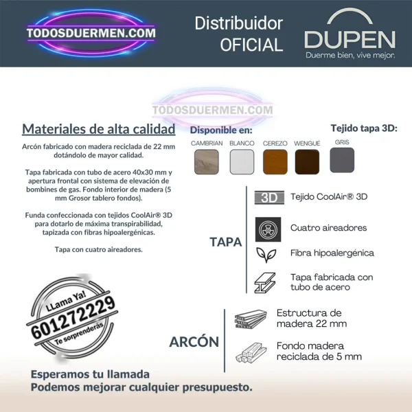 Canapé Abatible Dupen León - Todosduermen.com