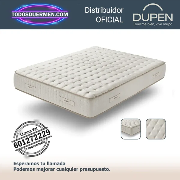 Colchones Viscoelasticos Oasis Dupen 25 cm, con regalo de almohada