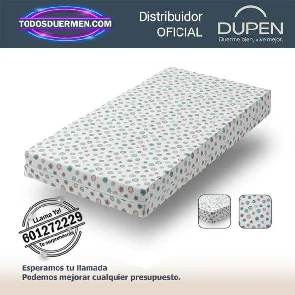 Colchón de Cuna Dupen Marco HR Alta Densidad - Todosduermen.com