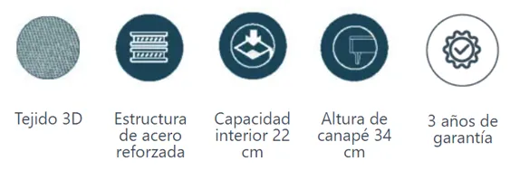 caracteristicas bases abatible Calpe