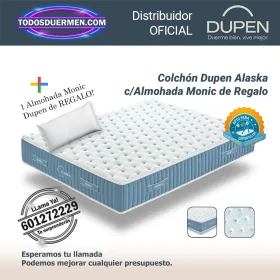 colchones viscoelasticos Alaska Dupen 28 cm con colchon Monic de regalo