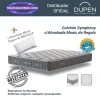 Colchones Viscoelasticos de Alta Densidad Symphony Dupen 26 cm, firme con micromuelles, con almohada Monic de regalo