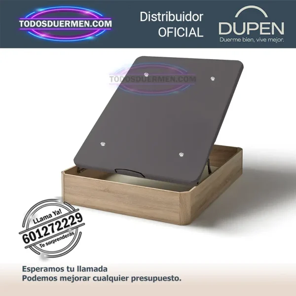Canape Abatible Dupen Livorno (arcon de madera) - Todosduermen.com