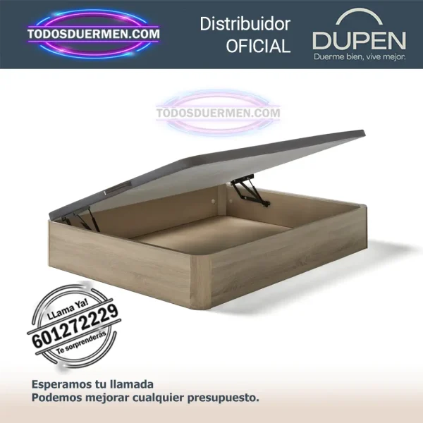 Canape Abatible Dupen Livorno (arcon de madera) - Todosduermen.com
