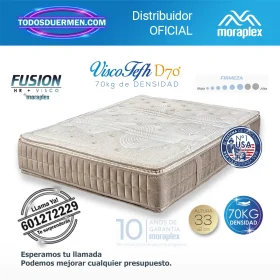 Colchon Viscoelástico + HR Moraplex Denver Exylon - Todosduermen.com
