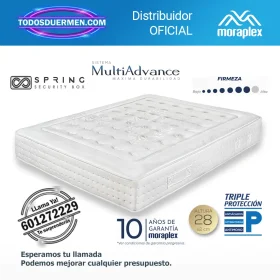 Colchón Muelles Esacados Moraplex Biomemory 3.0 - Todosduermen.com