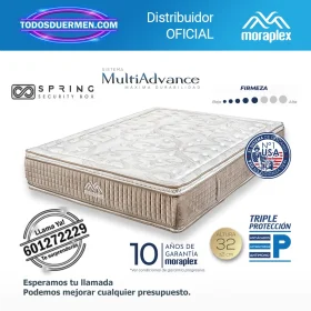 Colchón de Muelles Ensacados Moraplex Chicago Gold - Todosduermen.com