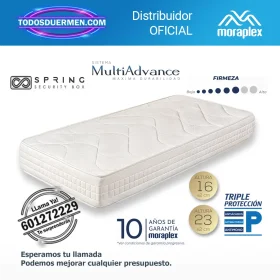 Colchón Muelles Esacados Moraplex Energy 3.0 - Todosduermen.com