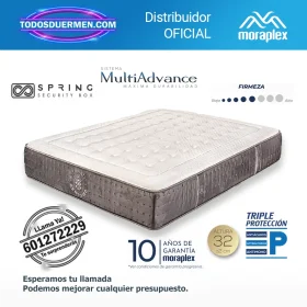 Colchón de Muelles Ensacados Moraplex Ergoplus DS - Todosduermen.com