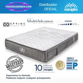 Colchón de Muelles Ensacados Moraplex Nizza - Todosduermen.com