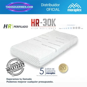 Colchón Sin Muelles HR Moraplex Anatomic Grafeno - Todosduermen.com