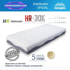 Colchón Sin Muelles HR Moraplex Anatomic Visco - Todosduermen.com