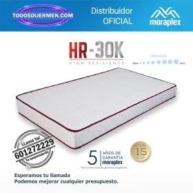 Colchón sin Muelles HR-30K Moraplex Ortopedic - Todosduermen.com
