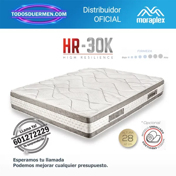 Colchón Sin Muelles HR Moraplex Sensivisco 2.0 - Todosduermen.com — Distribuidores Oficiales Moraplex