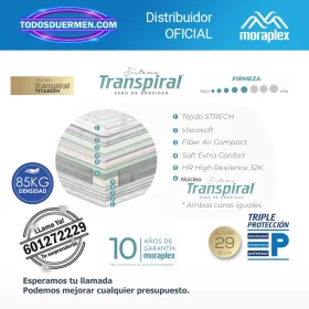 Colchón Viscoelástico Moraplex Airmax Premium - Todosduermen.com