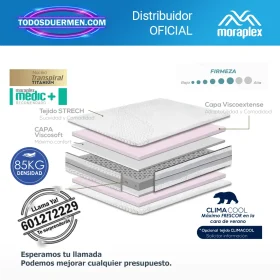Colchón Viscoelástico Moraplex New Concept Pro - TodosDuermen.com