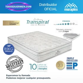 Colchón Viscoelástico Moraplex Thermoadapta S6 - Todosduermen.com