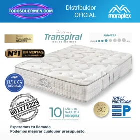 Colchón Viscoelástico Moraplex Thermorespir II - Todosduermen.com