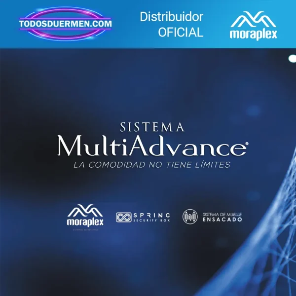 Colchón de Muelles Ensacados Moraplex sistema MultiAdvance