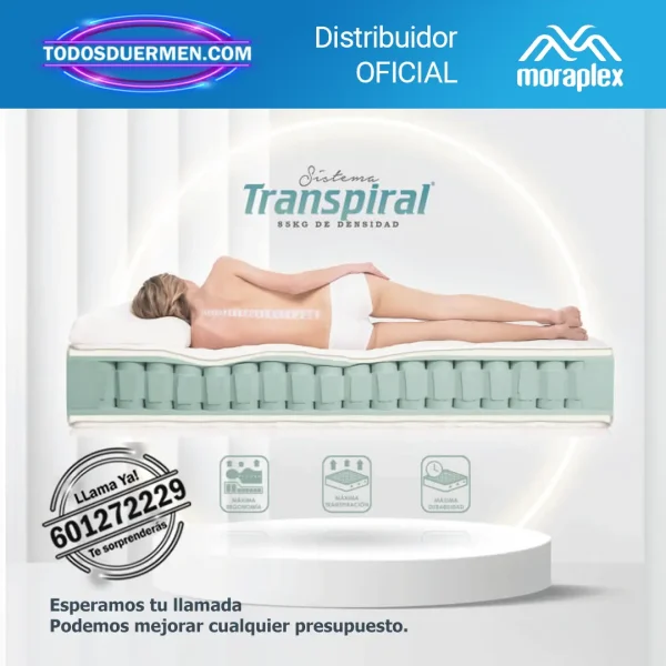 Colchón Viscoelástico Moraplex Airmax Premium - Todosduermen.com