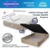 Oferta Colchones de muelles Chicago Gold Moraplex 33 cm + almohada cervical Memory + canapé premium