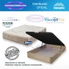 Pack Colchón Denver Exylon Doble Topper con Canapé Forte: descanso de lujo y diseño funcional.