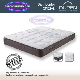 Colchones de muelles MoonSac Dupen 27 cm con visco y almohada carbono de regalo